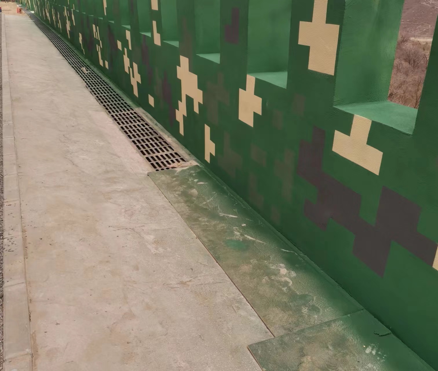 克孜勒苏柯尔克孜围墙迷彩喷涂,数迷彩漆